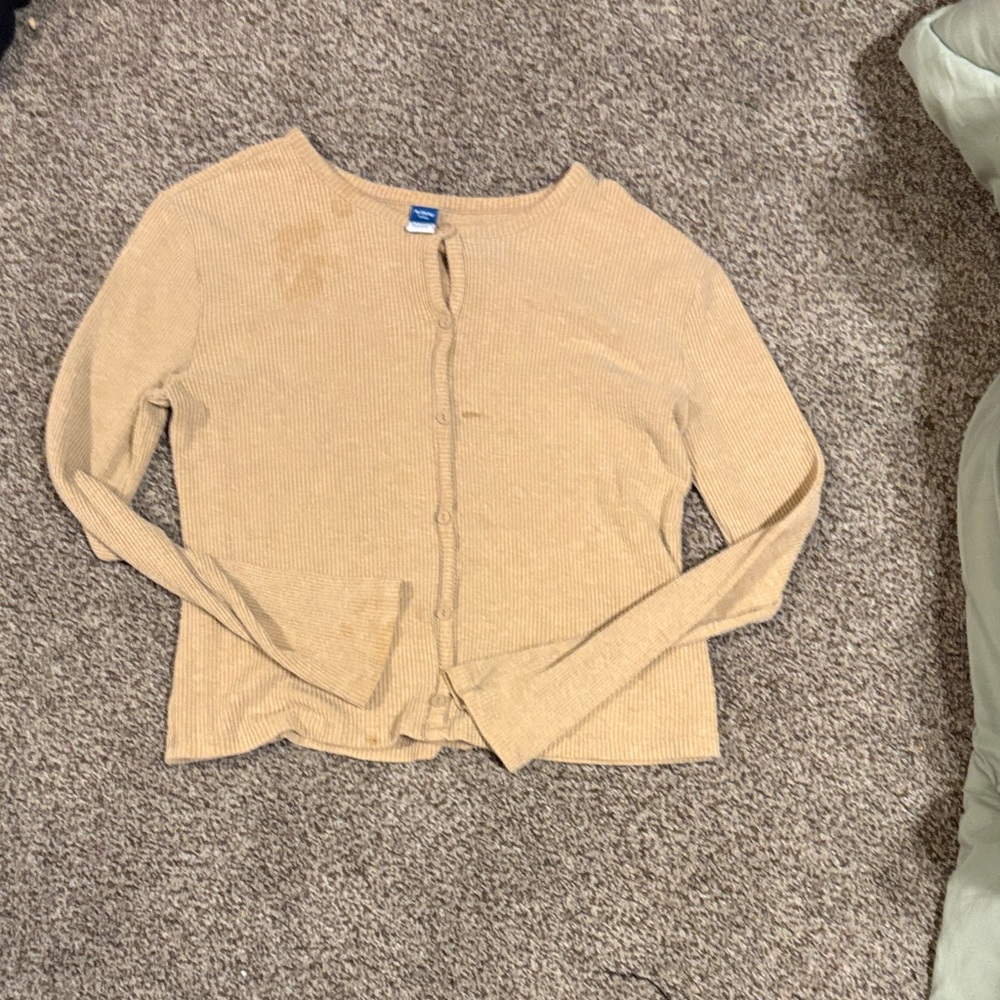 Old Navy Tan Short Sleeve Tee